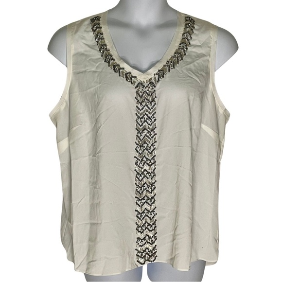 WD.NY Tops - WD-NY Beaded Tunic Tank